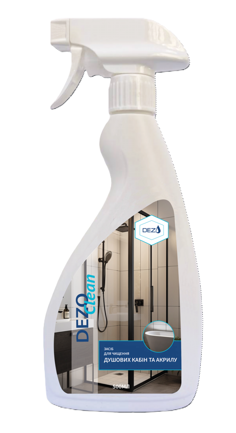 DEZO Clean засіб для чищення душових кабін та акрилу